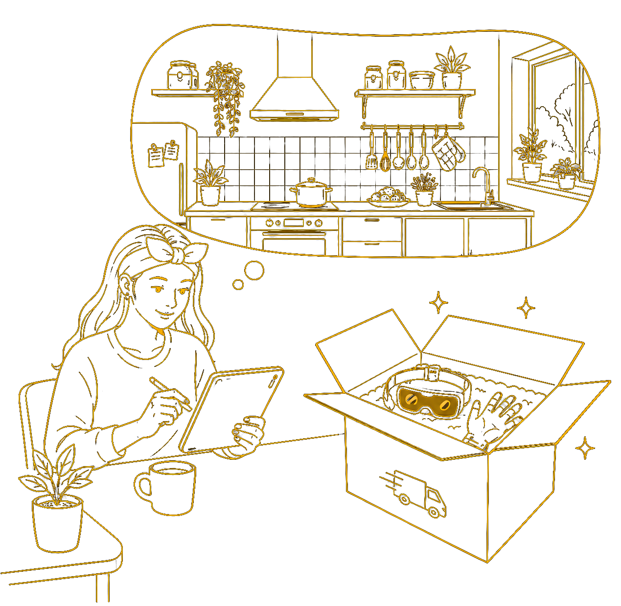 Applying and unboxing your free smart glasses and gloves